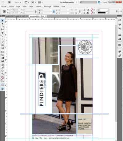 indesign mise en page catalogues, flyers, etc. sur indesign